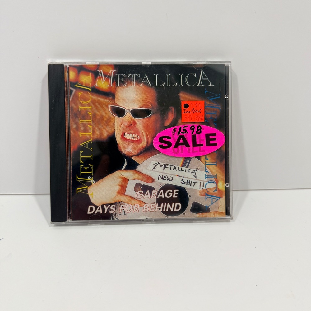 Metallica CD Garage Days Far Behind Black Good Import Live Demos Rare